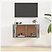 Mobile Porta Tv A Parete Grigio Sonoma 80x34,5x40 Cm - Foto miniatura 3