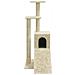 Albero Per Gatti Con Tiragraffi In Sisal Crema 92 Cm - Foto miniatura 6