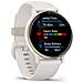 Sportwatch vívoactive 5 Impermeabile 5 ATM Display Amoled a Colori GPS Bluetooth ANT+ Wi-Fi Cinturino in Silicone Colore Cream Gold / Ivory - Foto miniatura 3