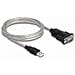 61314 Adattatore Per Inversione Del Genere Dei Cavi Usb A Rs-232 Nero - Foto miniatura 1