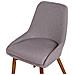 Set Di 2 Sedie Da Pranzo Tessuto Grigio Talpa Melfort - Foto miniatura 6