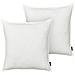 Set Di 2 Cuscini Senecia Bouclé 45 X 45 Cm Bianco Sporco Tinta Unita - Foto miniatura 6