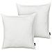 Set Di 2 Cuscini Senecia Bouclé 45 X 45 Cm Bianco Sporco Tinta Unita - Foto miniatura 9