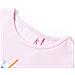 Maglietta Da Bambina Rosa Tenue 128 - Foto miniatura 3