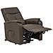 Poltrona Relax In Ecopelle Elettrica Reclinabile Per Interni - Foto miniatura 2