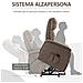 Poltrona Alzapersona Reclinabile 150° Max Con Telecomando E Poggiapiedi, 75x93x110 Cm, Marrone - Foto miniatura 6