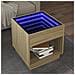Tavolino Da Salotto Con Led Infinity Rovere Sonoma 50x50x50 Cm - Foto miniatura 1