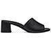 Black Casual Open Mules Ciabatte Pelle Scarpe Donna Nero Eu 38, 1-27204-42 001 - Foto miniatura 2