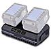 Doppio Caricabatteria Rapido 20v Per Batterie Serie Ixes Sdbc4.5a - Foto miniatura 3