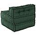 Pouf Modulare Verde 70x70x54 in Tessuto - Foto miniatura 3