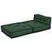 Pouf Modulare Verde 70x70x54 in Tessuto - Foto miniatura 4
