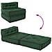 Pouf Modulare Verde 70x70x54 in Tessuto - Foto miniatura 9