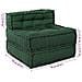Pouf Modulare Verde 70x70x54 in Tessuto - Foto miniatura 10