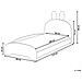 Letto Per Bambini Coniglio Bouclé Perros 90 X 200 Cm Bianco Sporco - Foto miniatura 8