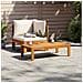 Set Divani Da Giardino 2pz Con Cuscini Legno Massello Di Acacia - Foto miniatura 3