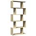 Libreria Divisorio 5 Ripiani Sonoma 70x24x161 cm in Truciolato - Foto miniatura 1