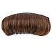 Cuscinetto Naturale Per Capelli Da 10 Cm - Pettine Inserto Volumizzante Lightbrown - Foto miniatura 1