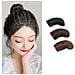Cuscinetto Naturale Per Capelli Da 10 Cm - Pettine Inserto Volumizzante Lightbrown - Foto miniatura 5