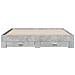 Giroletto Cassetti Grigio Cemento 200x200 cm Legno Multistrato - Foto miniatura 4