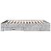 Giroletto Cassetti Grigio Cemento 200x200 cm Legno Multistrato - Foto miniatura 5