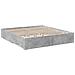 Giroletto Cassetti Grigio Cemento 200x200 cm Legno Multistrato - Foto miniatura 6