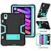 Custodia Per Ipad Mini 6 8.3"" Con Supporto E Alloggiamento Per Stilo Nera - Foto miniatura 4