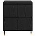 Sideboards 3 pcs Rovere nero 180 x 35 x 70 cm Legno multistrato - Foto miniatura 7