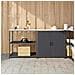 Set di Stoccaggio per Cucina 2 pcs Antracite 180 x 50 x 92 cm - Foto miniatura 2