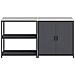Set di Stoccaggio per Cucina 2 pcs Antracite 180 x 50 x 92 cm - Foto miniatura 8