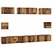 Set di mobili TV 8 pcs Legno vecchio Legno multistrato - Foto miniatura 1