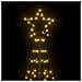 Albero di Natale a LED con Punte 220 LED Bianco Caldo 180 cm - Foto miniatura 4