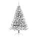 Albero di Natale artificiale con luci integrate Argento 180 cm - Foto miniatura 4