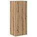 Unità per TV a Muro 4 pcs Rovere artigianale Legno multistrato - Foto miniatura 7