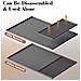 Set Tappetino Multifunzionale In Silicone Per Macchina Da Caffè - Protezione Piano Di Lavoro Con Vassoio, 61x40.5x1.1cm Black - Foto miniatura 5