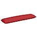 Cuscino per Schiena Rosso 200 x 19 x 50 cm Tessuto - Foto miniatura 1