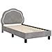 Struttura letto bambini con testata Grigio chiaro 80 x 160 cm - Foto miniatura 4