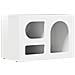 Mobile TV Bianco Lucido 60 x 35 x 40 cm Legno multistrato - Foto miniatura 1