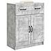 Credenza Grigio Cemento 66 x 34,5 x 87 cm Legno ingegnerizzato - Foto miniatura 2