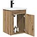 Mobile bagno con rubinetto Rovere Artigianale 42 x 40 x 74,5 cm - Foto miniatura 3