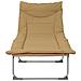 Lettino prendisole pieghevole con cuscino 2 pcs Beige - Foto miniatura 6