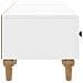 Mobile TV Bianco Lucido 147 x 34,5 x 30 cm Legno ingegnerizzato - Foto miniatura 5
