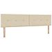 Letto con contenitore e materasso Crema 200 x 200 cm Velluto - Foto miniatura 4