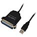 AU0003C USB 2.0 A IEEE1248 Nero cavo di interfaccia e adattatore - Foto miniatura 1