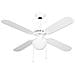 Ventilatore a Soffitto Fly t105 con Luce Diametro 105 cm - Foto miniatura 2