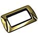 1 Placca Muro 4 Posti Moduli Oro Lucido Compatibile Tipo Bticino Living - Foto miniatura 1
