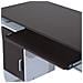 Scrivania Porta Pc Computer Da Ufficio Con Cassetto Legno 100x52x75cm, Nero E Grigio - Foto miniatura 2