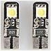 T10 Coppia Di Lampadine Auto Led 2smd 12v Attacco W2,1x9,5d - Foto miniatura 4