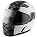 Casco Integrale Moto Scooter Touring Visiera Interna Parasole Viaggio Bianco M - Foto miniatura 4