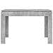 Tavolo da Pranzo Grigio Cemento 120x60x76 cm Legno Multistrato - Foto miniatura 7