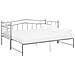 Telaio Divano Letto Estraibile Grigio In Metallo 90x200 Cm - Foto miniatura 9